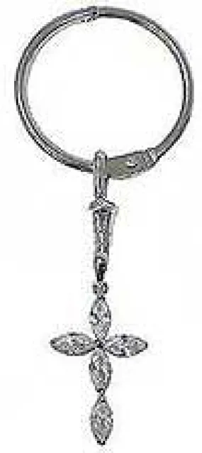 Mini Crystal Cross Charm #5A84651-6
