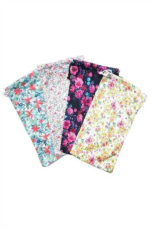 Mix Floral Sunglasses Pouch Set