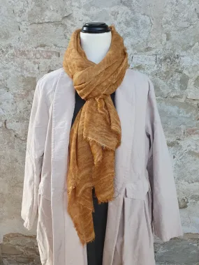 Montaigne Linen Scarf - Toffee