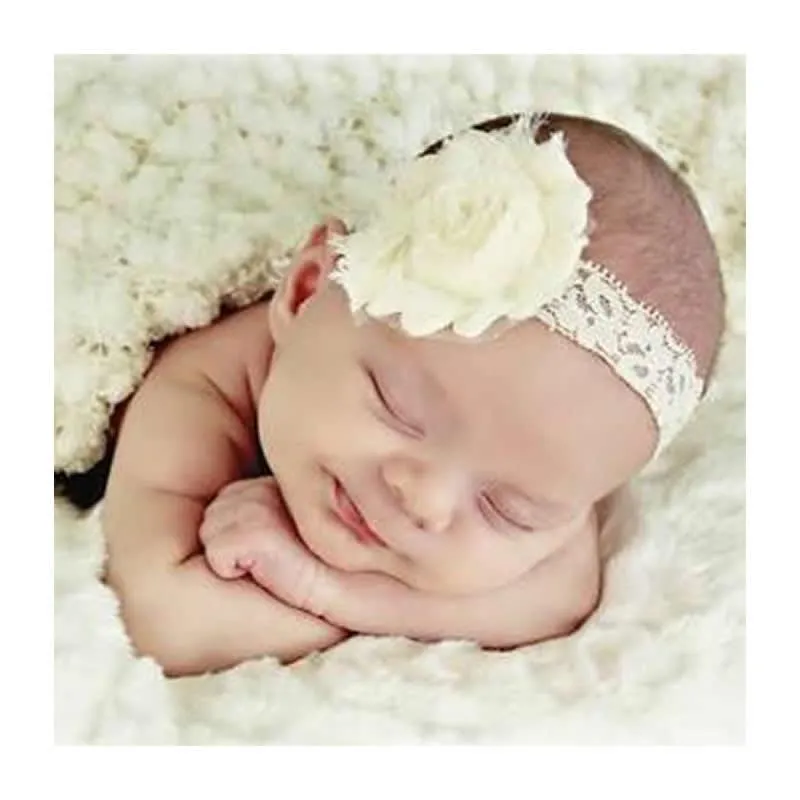 Newborn Baby Headband & Socks Set MY-348 Pink  BONE