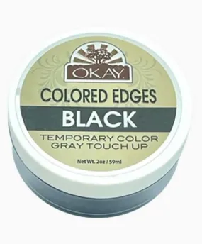 Okay  Colored Edges Gray Touch Up Black