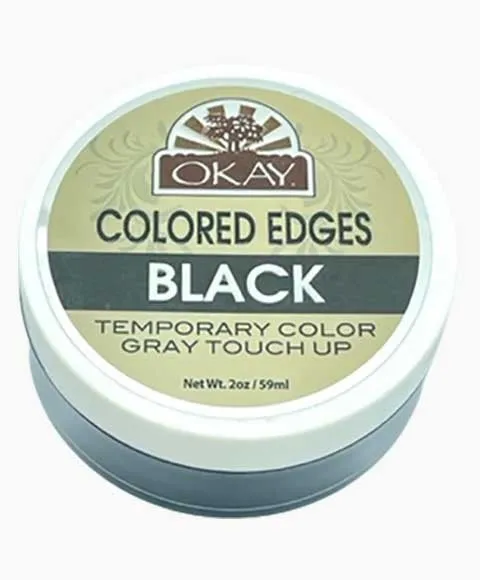 Okay  Colored Edges Gray Touch Up Black