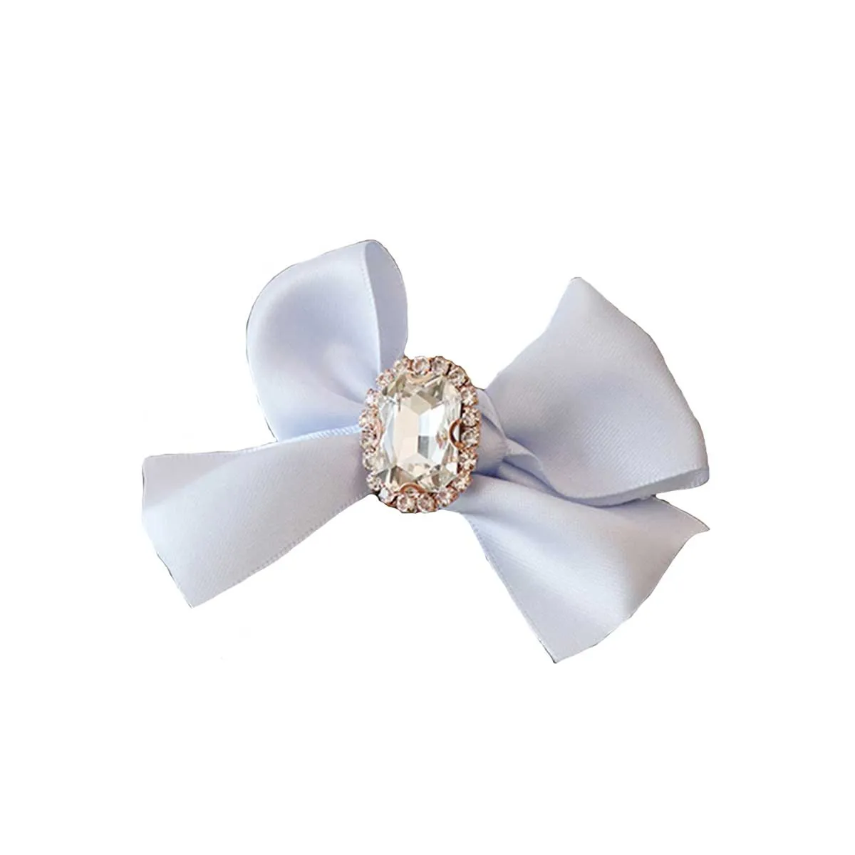 Olivia Dog Hair Bow in Blue