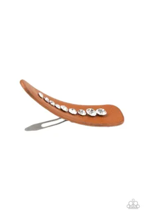 Paparazzi Hair Accessories ~ Snap Out Of It! - Brown