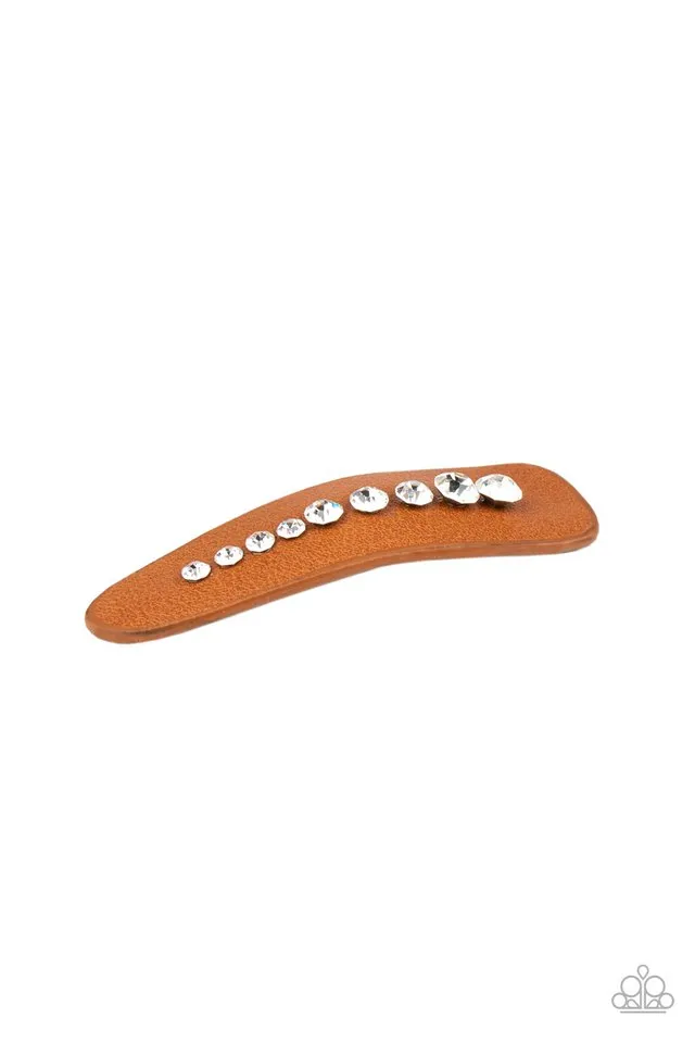 Paparazzi Hair Accessories ~ Snap Out Of It! - Brown