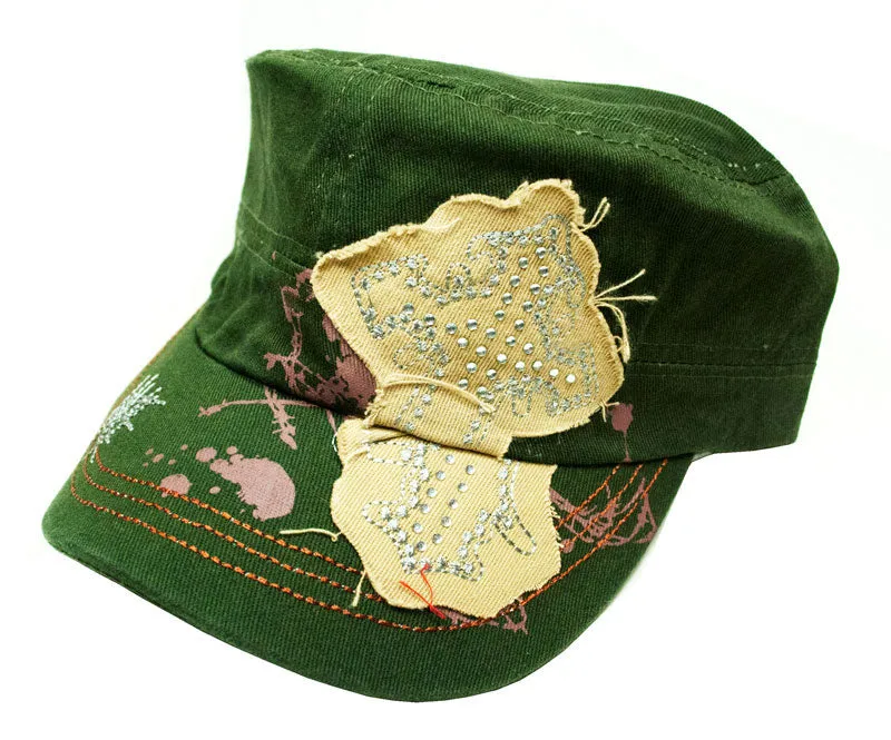 Patched Cross Cadet Cap