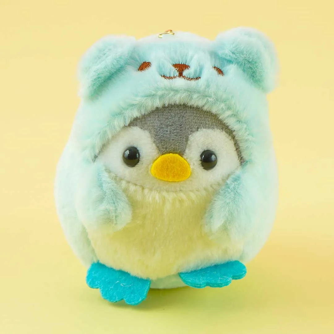 Penguin Bear Dress-Up Plushie Charm & Keychain