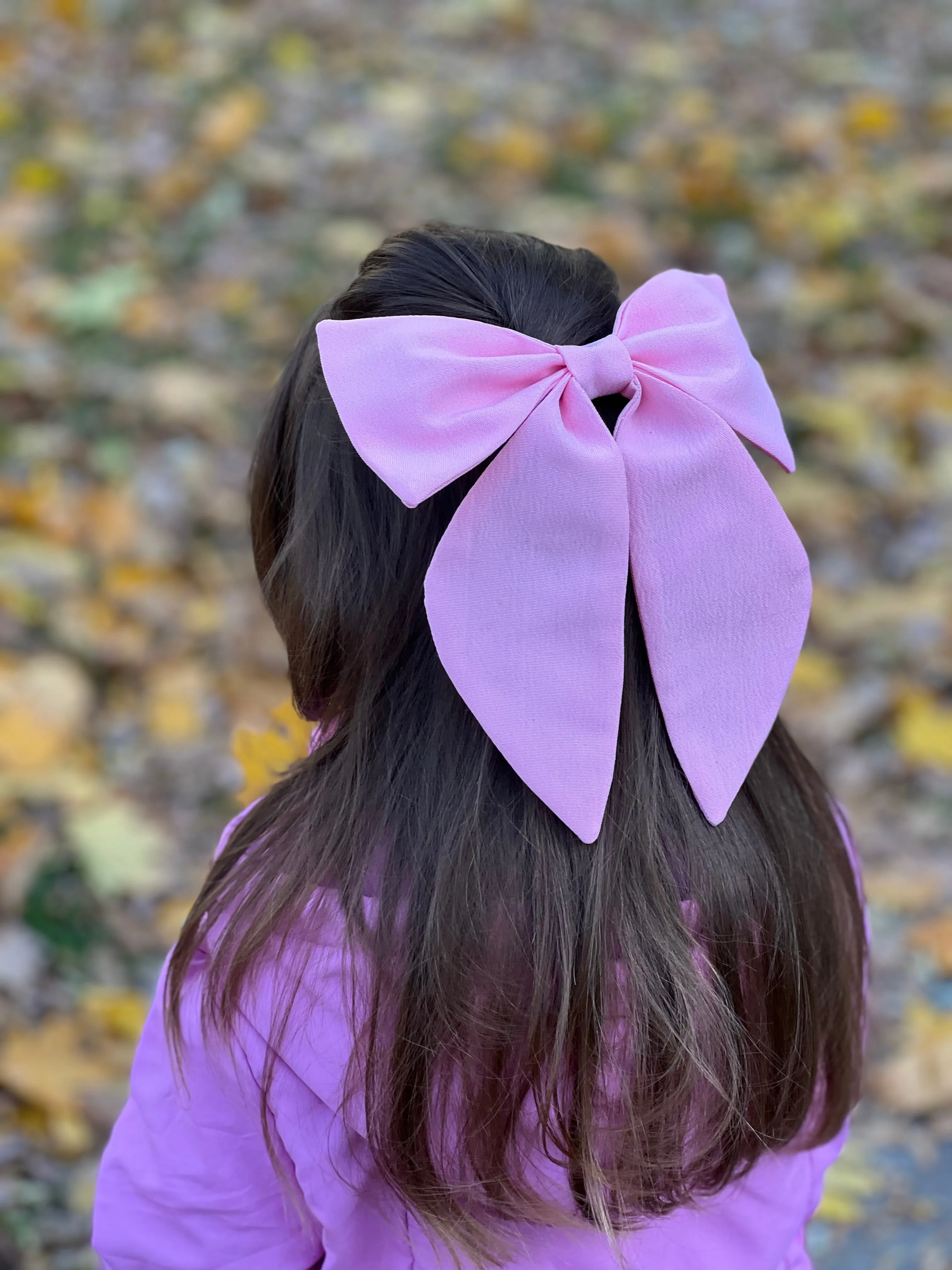 Pink and Blue Mini Pigtail Bow Set Pinwheel Baby Bow Hello 1st Grade Accessories Helen Prime