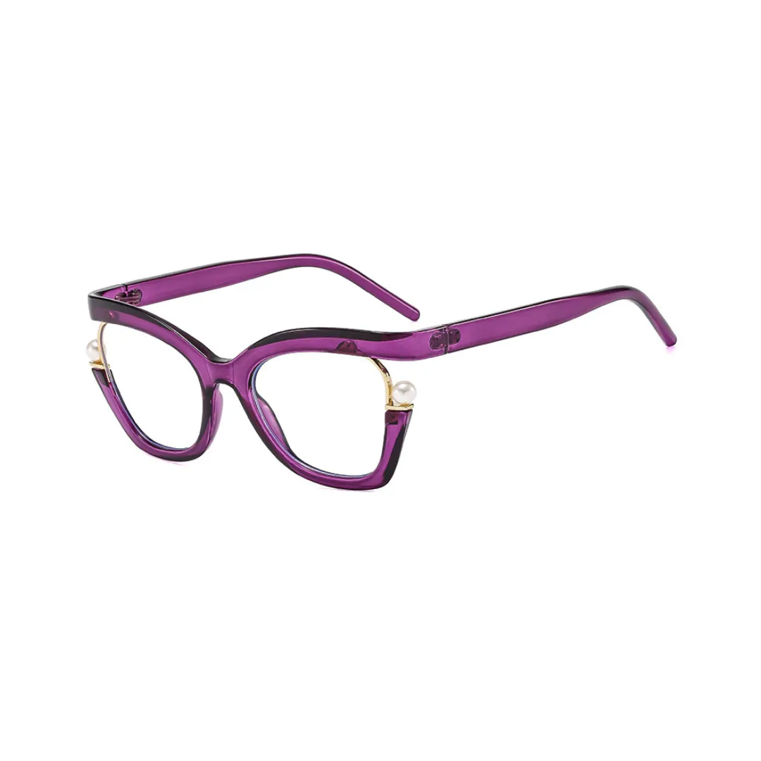 Pre Order:  Anti-Blue Light Frame Pearl Sunglasses