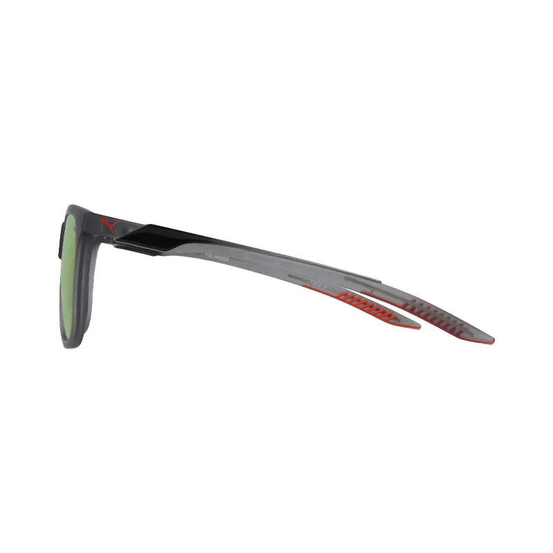 PUMA PU0360S Grey/Grey/Red Sunglasses