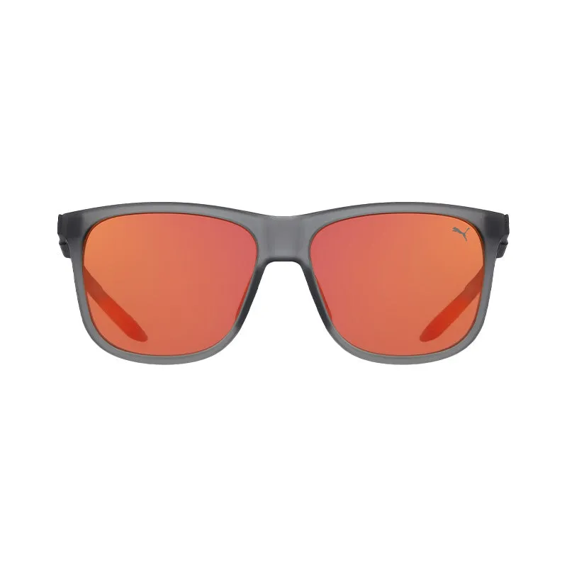 PUMA PU0360S Grey/Grey/Red Sunglasses