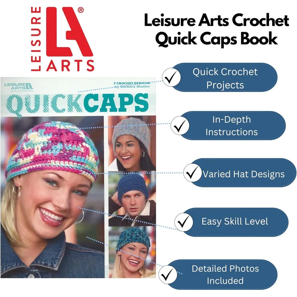 Quick Caps, Crochet Patterns