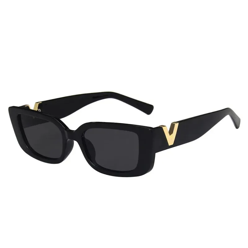 Retro Rectangle Sunglasses Women Vintage Small Frame Style