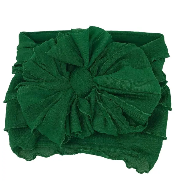 Ruffle Headband - Green