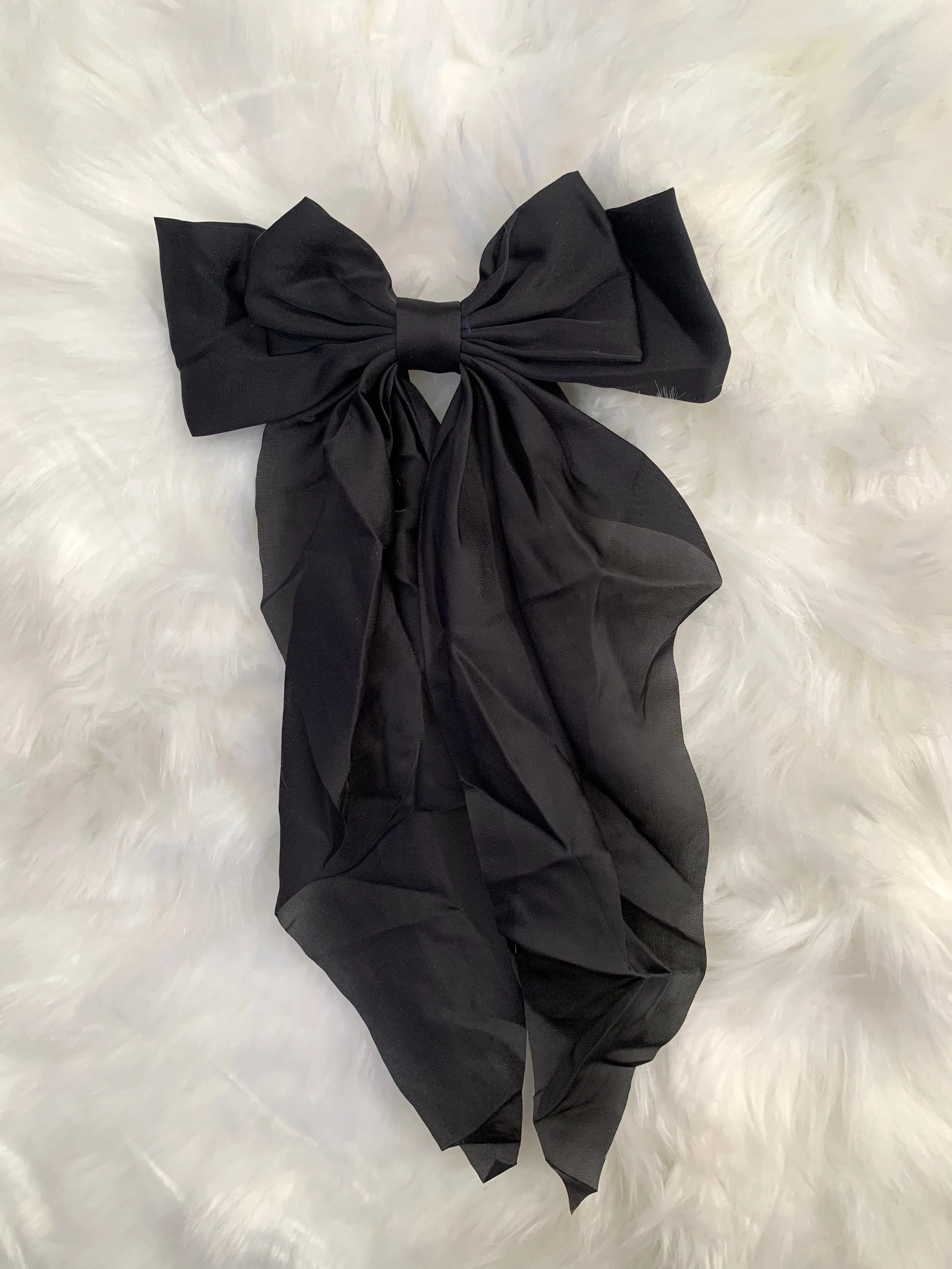 Silk French Clip Bows
