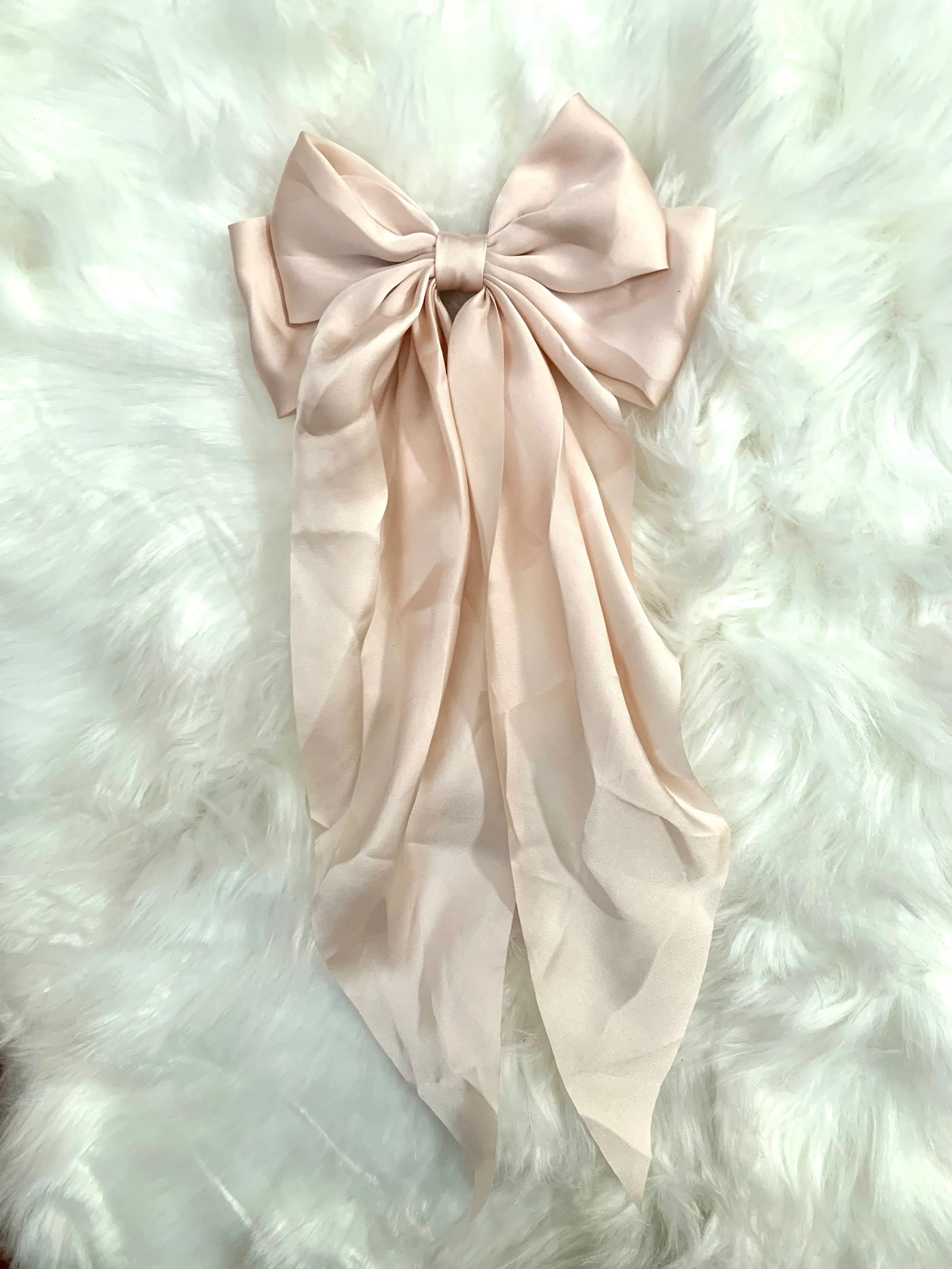 Silk French Clip Bows