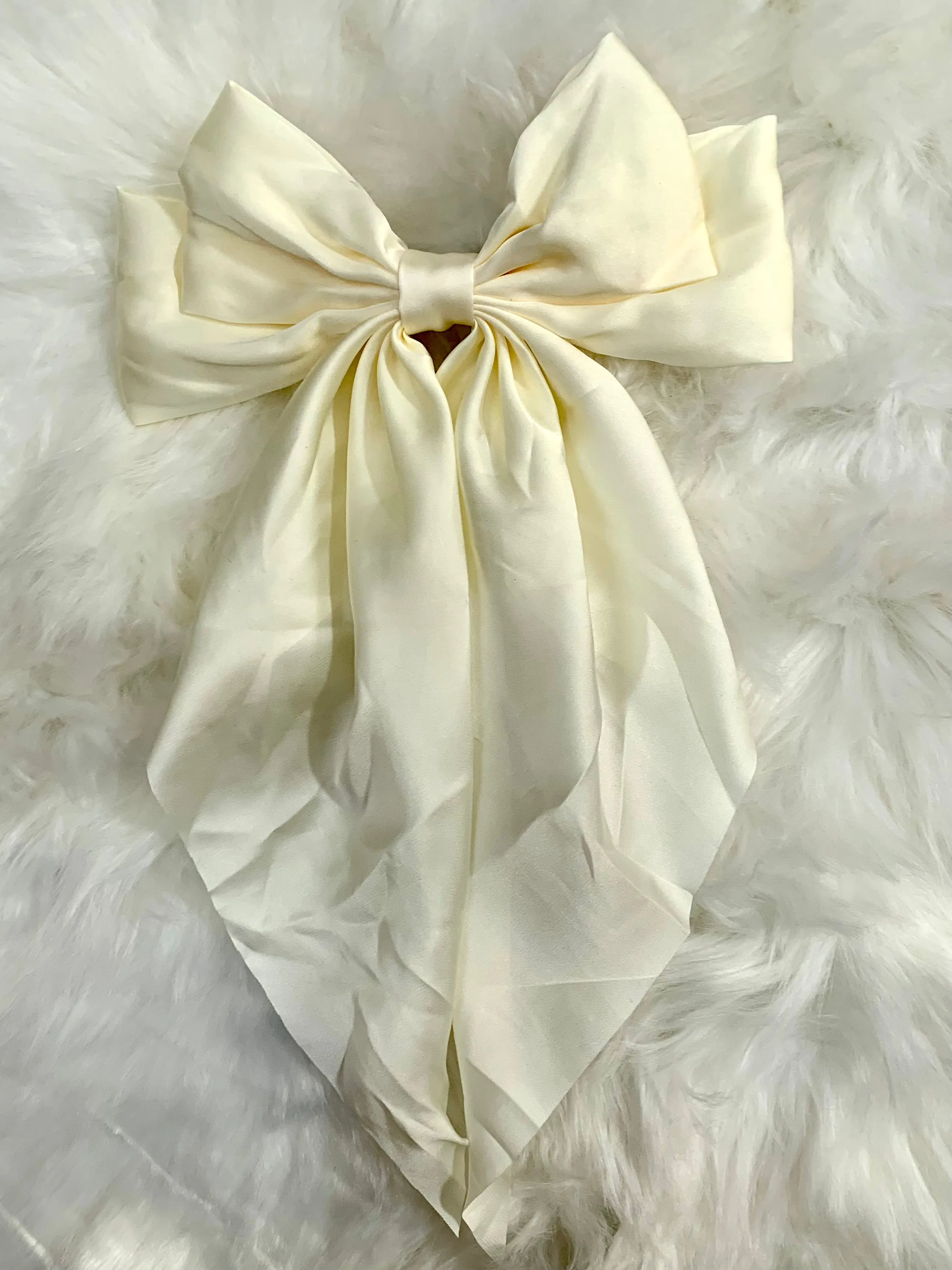 Silk French Clip Bows