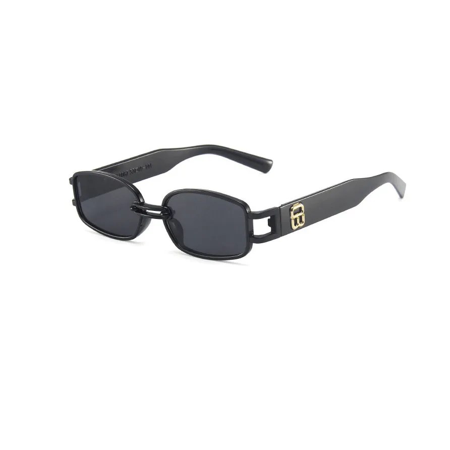 Small Square Frame Trendy Anti-Uv Sunglasses