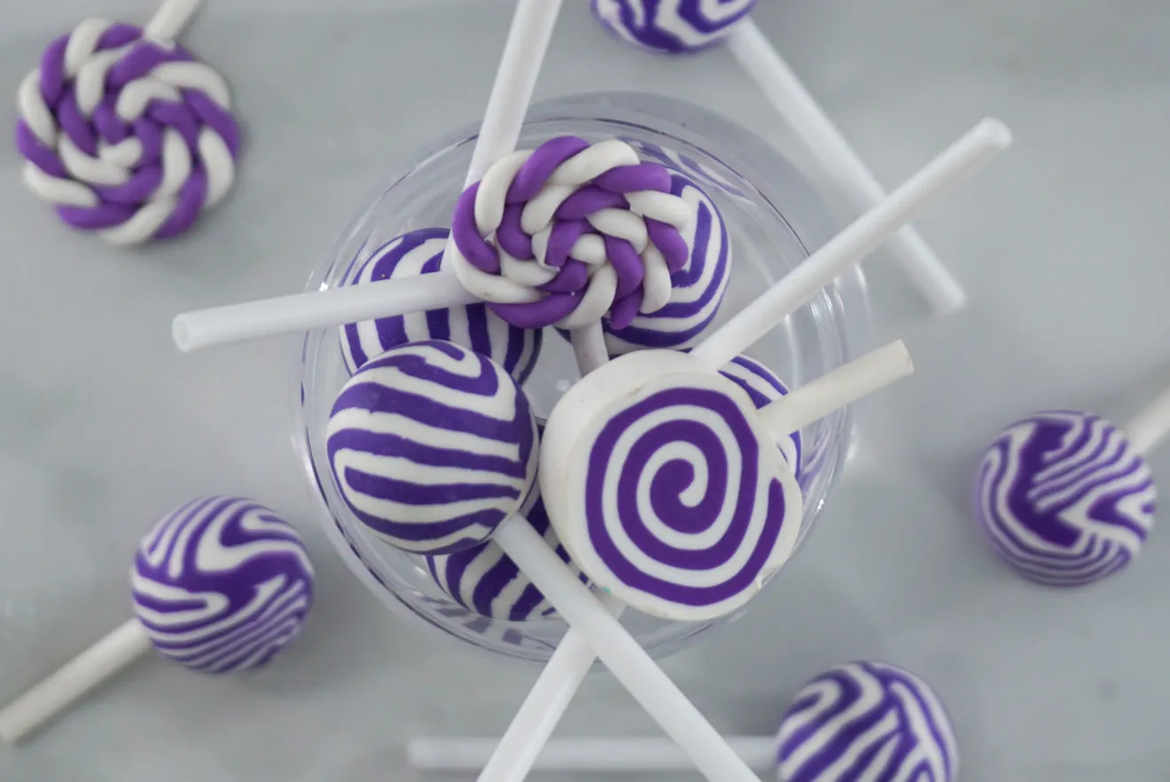 Solid Color Lollipop Charm
