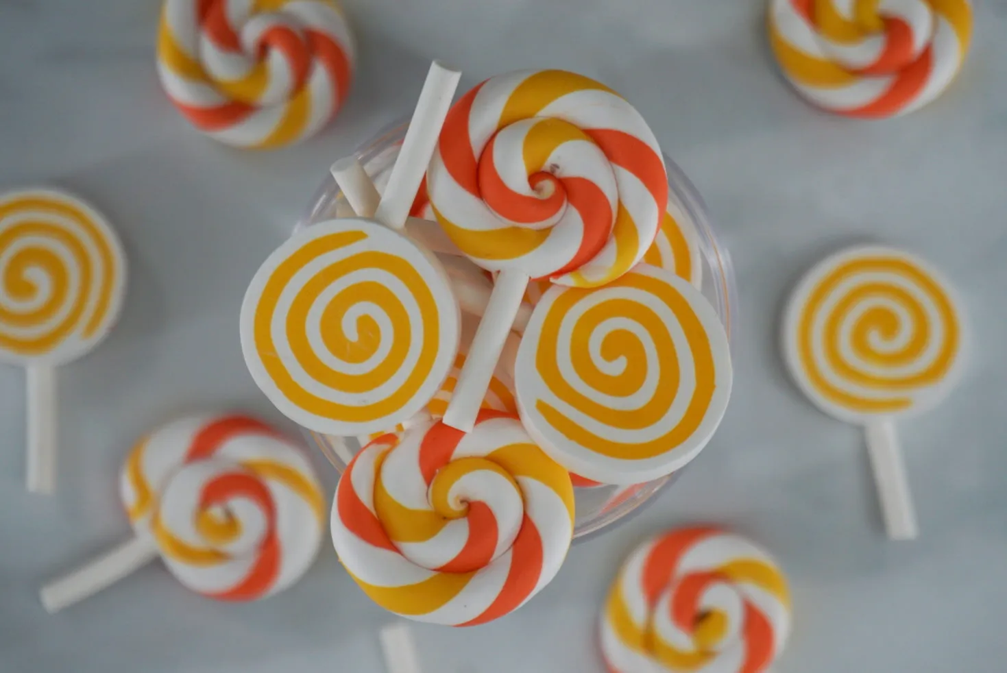 Solid Color Lollipop Charm