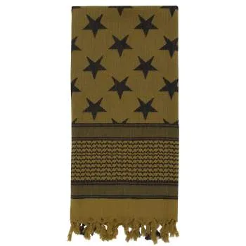 Stars and Stripes US Flag Shemagh Tactical Desert Keffiyeh Scarf