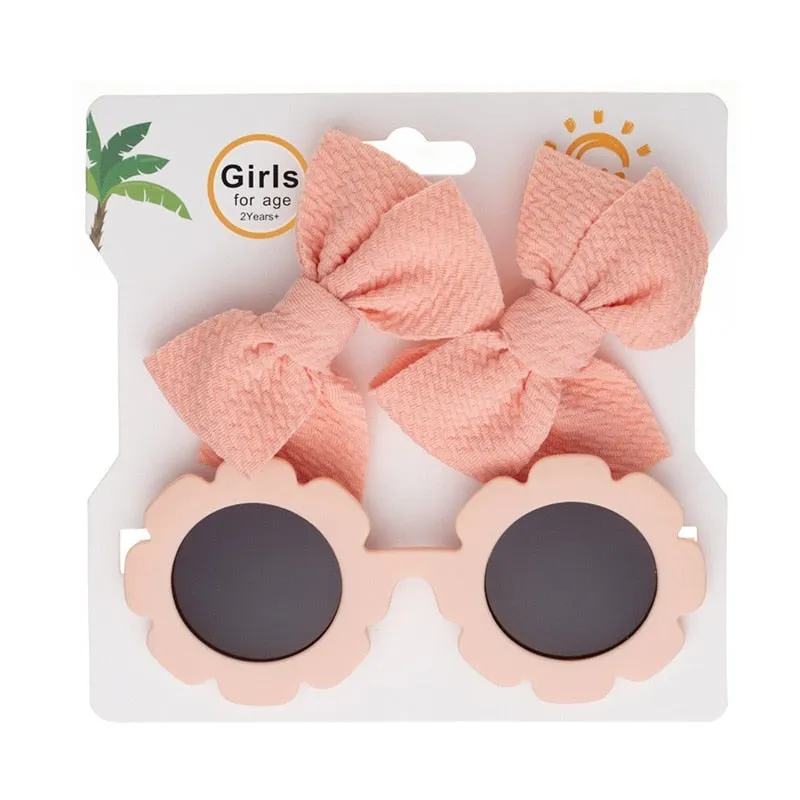 Sunflower Glasses with Clip