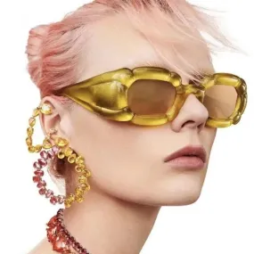 TEEK - Swollen Rare Square Sunglasses