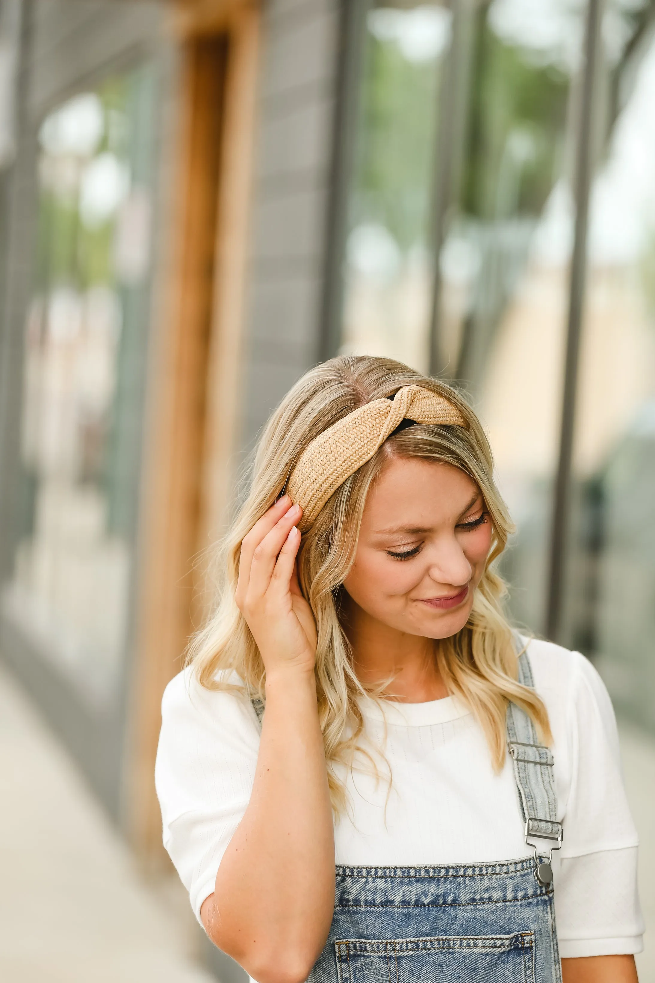 Twisted Weaved Natural Headband