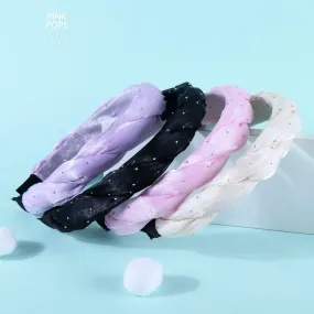Unique Pastel Faux Stone Waved Headbands