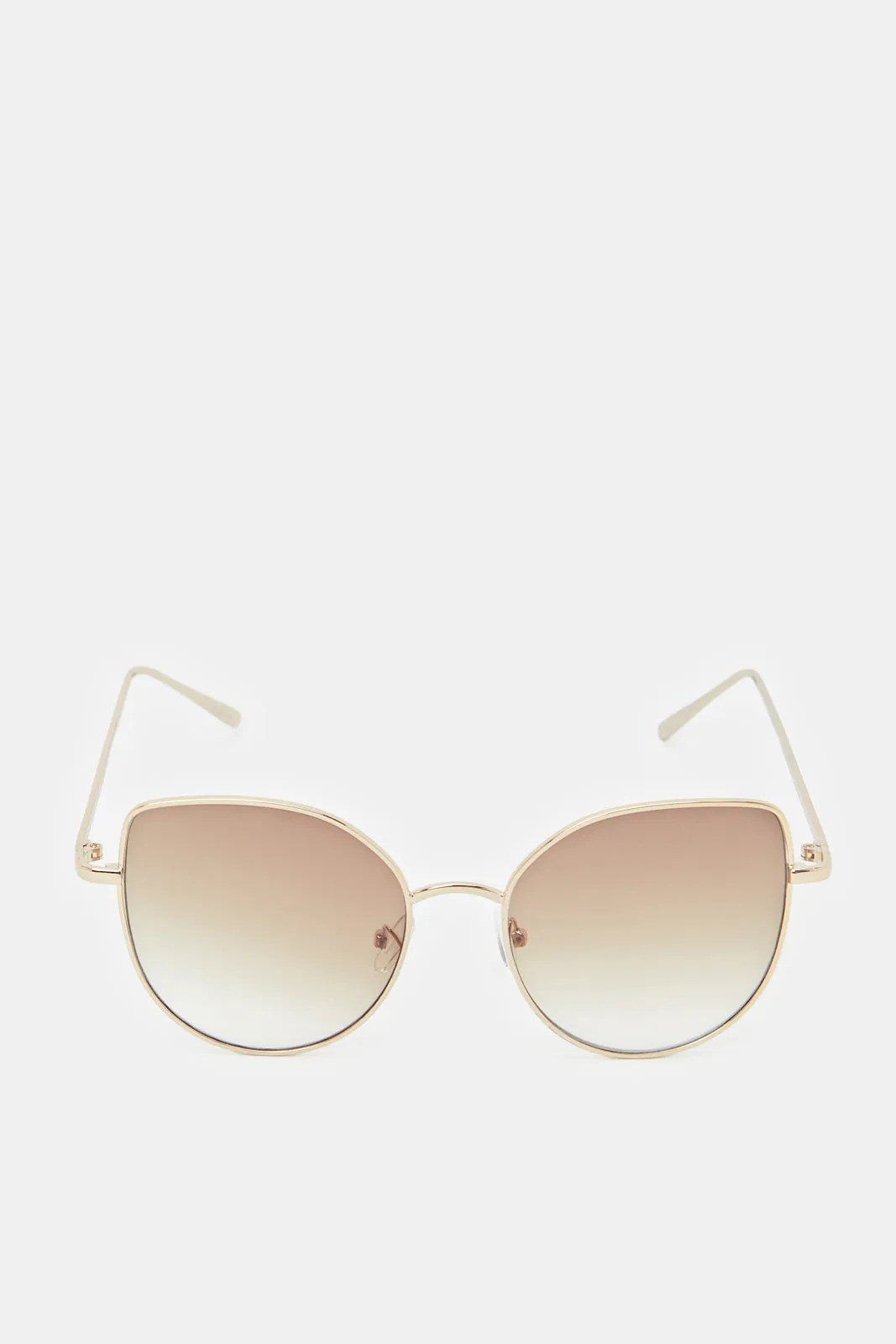 Women Gold Cat Eye Sunglasses