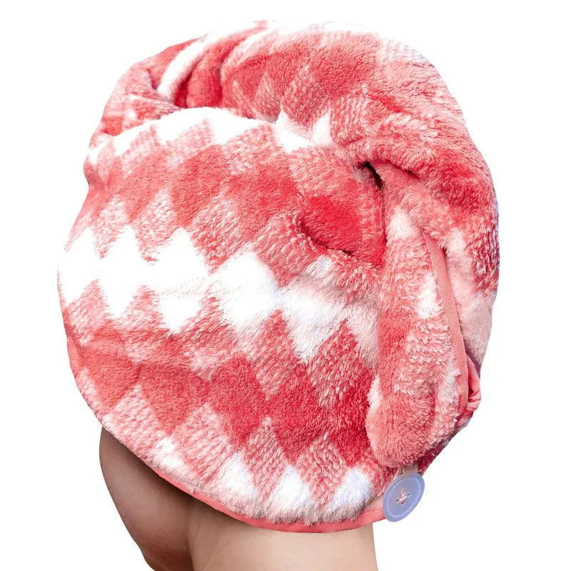 Wren High Absorbent Hair Towel - Pink