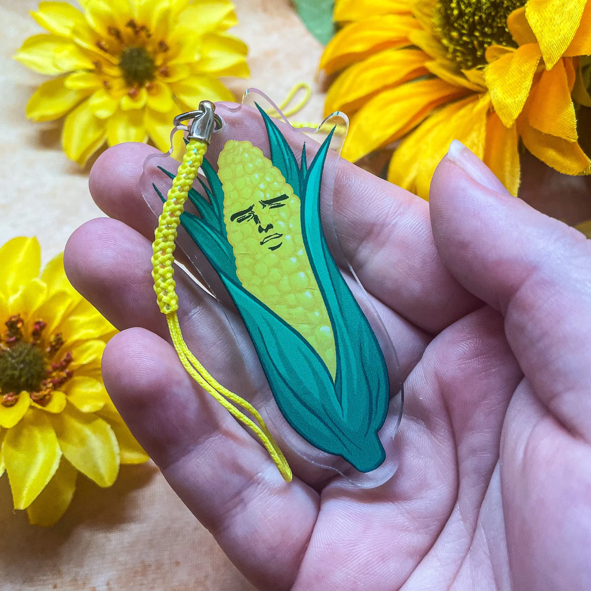 Yaoi Corn Acrylic Charm