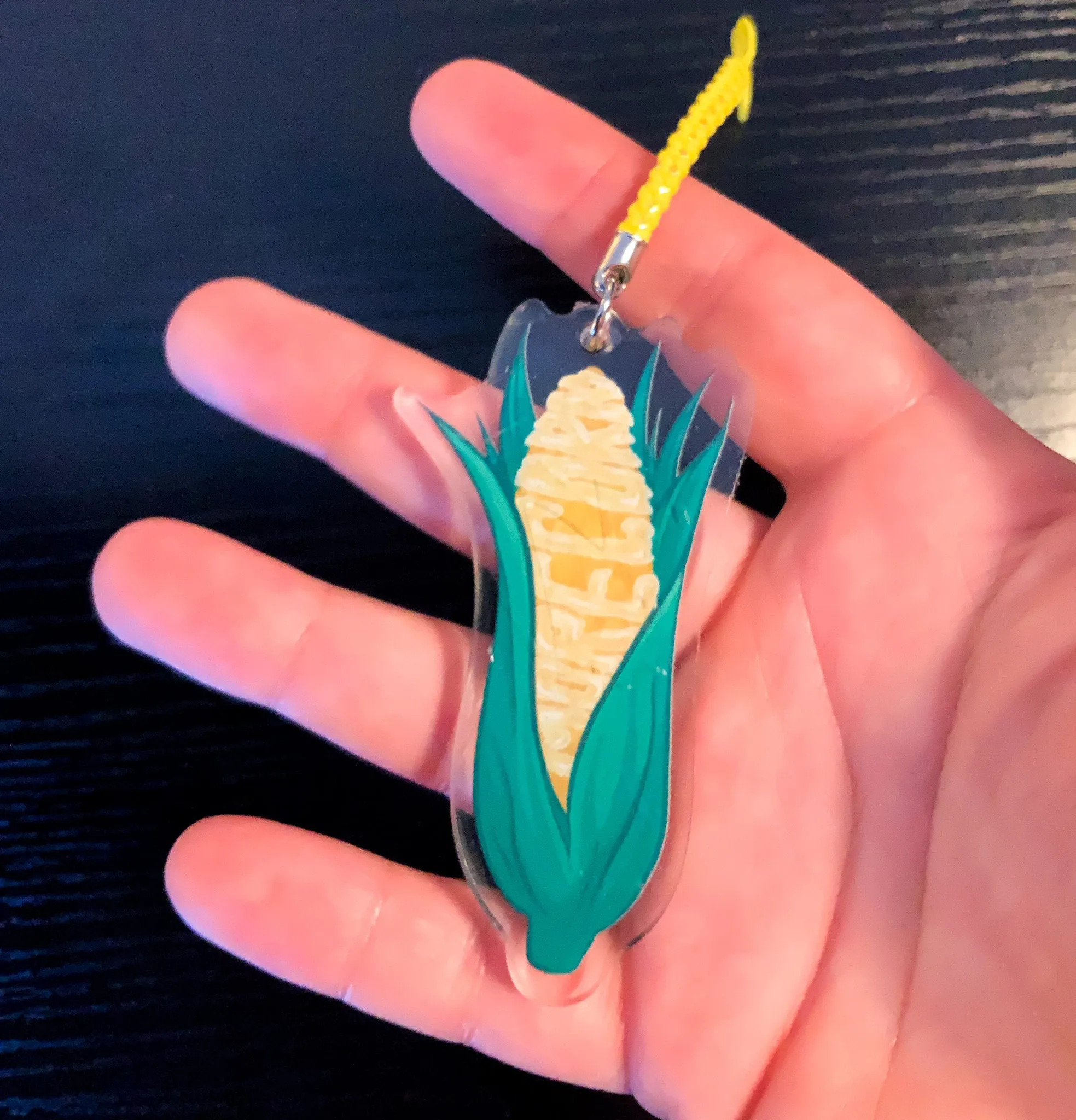Yaoi Corn Acrylic Charm