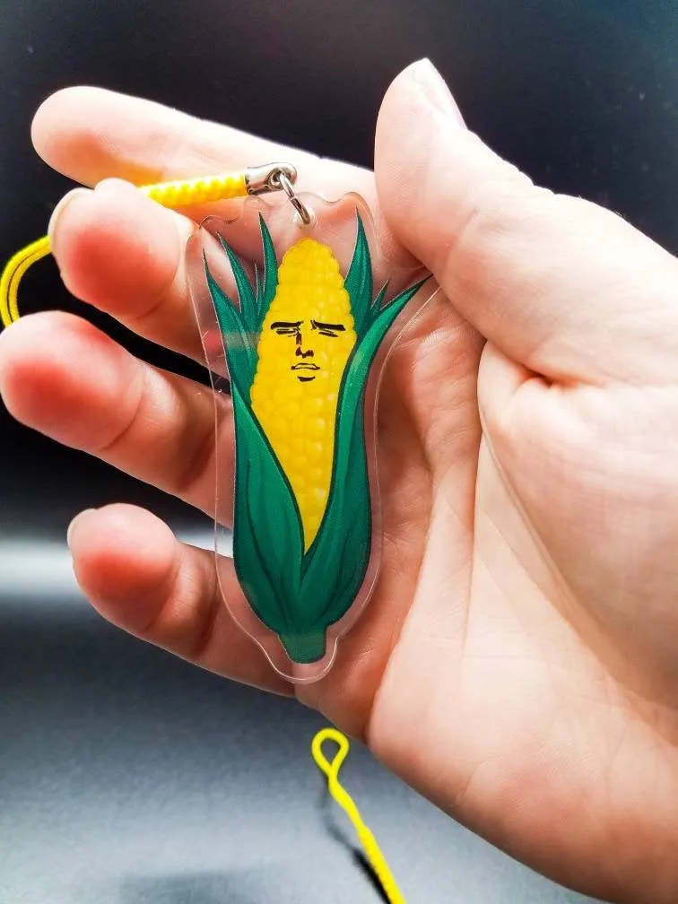 Yaoi Corn Acrylic Charm