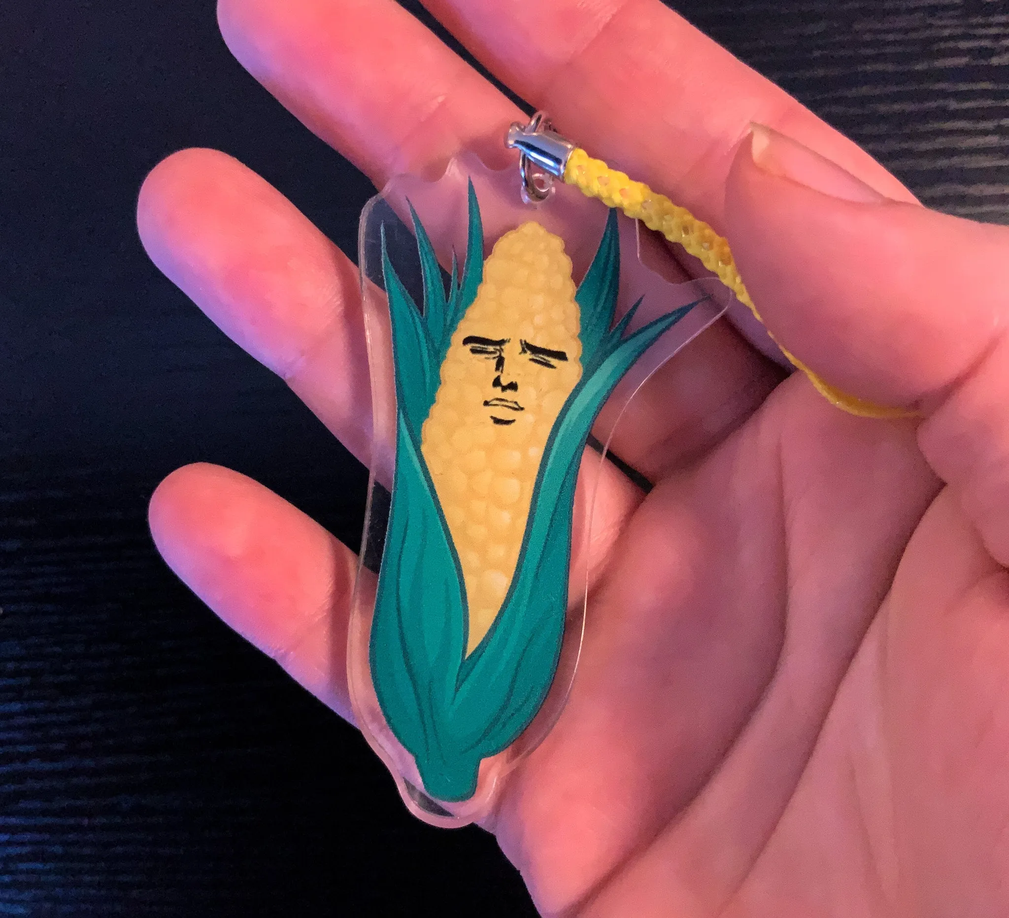 Yaoi Corn Acrylic Charm