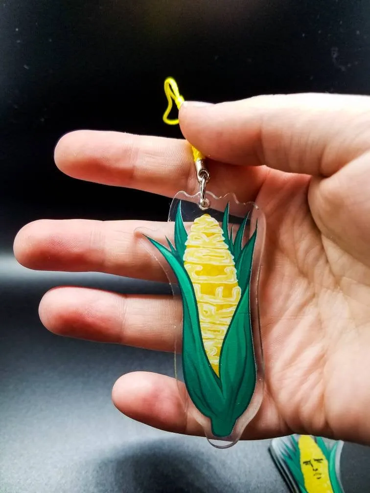 Yaoi Corn Acrylic Charm